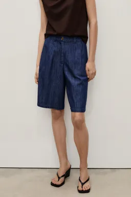 Bermudas denim lavado suave de Mango en Shorts para argentina
