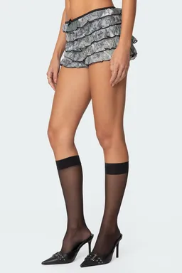 Short camuflado malla volados de Edikted en Shorts para argentina