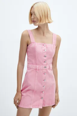 Vestido denim con botones de Mango en Vestidos para argentina