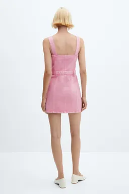 Vestido denim con botones de Mango en Vestidos para argentina