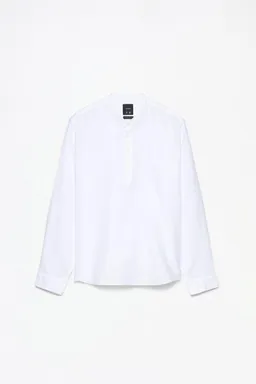 Camisa panadera lino algodón de Lefties en Camisas para argentina