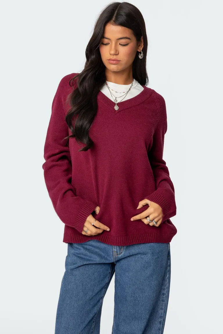 Sweater oversized cuello martha de Edikted en Buzos y Sweaters para argentina