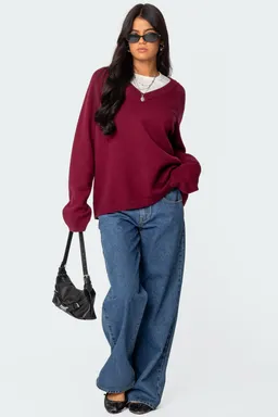 Sweater oversized cuello martha de Edikted en Buzos y Sweaters para argentina