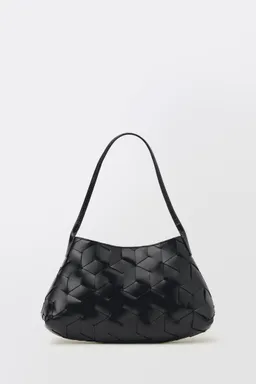 Bolso hombro piel trenzado de Mango en Bolsos y Carteras para argentina
