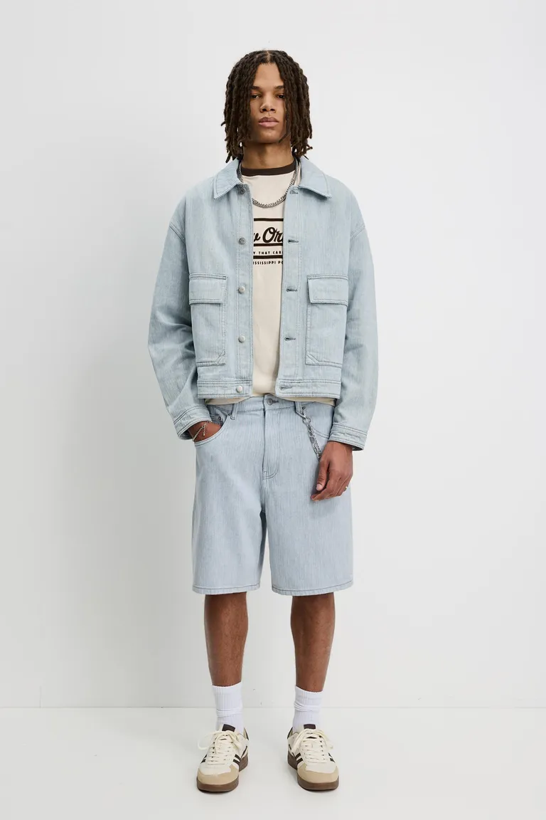 Bermuda vaquera baggy estructura de Pull&Bear en Bermudas y Shorts para argentina