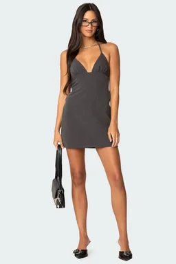Minivestido halter con lazo de Edikted en Vestidos para argentina