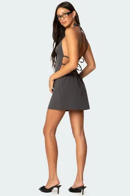 Minivestido halter con lazo de Edikted en Vestidos para argentina