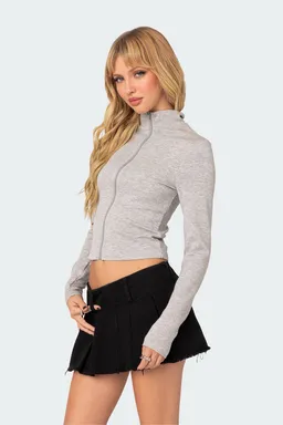 Cárdigan tessa cuello alto cierre de Edikted en Buzos y Sweaters para argentina
