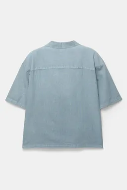 Camisa manga corta con lino de Pull&Bear en Camisas para argentina