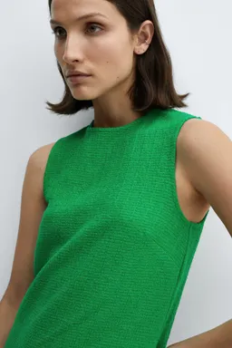 Vestido texturado punto de Mango en Vestidos para argentina
