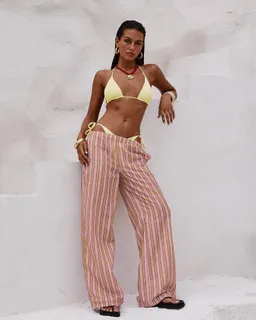 Pantalones rayados taja de Princess Polly en Pantalones para argentina