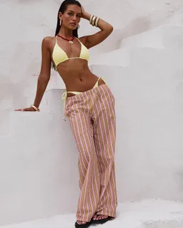 Pantalones rayados taja de Princess Polly en Pantalones para argentina