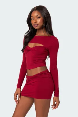 Top lara cut out cruzado de Edikted en Tops para argentina