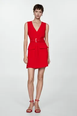 Vestido bolsillos cinturón de Mango en Vestidos para argentina