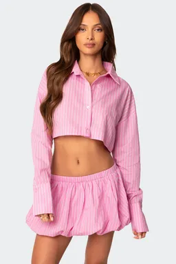 Camisa corta hila rayas de Edikted en Camisas para argentina