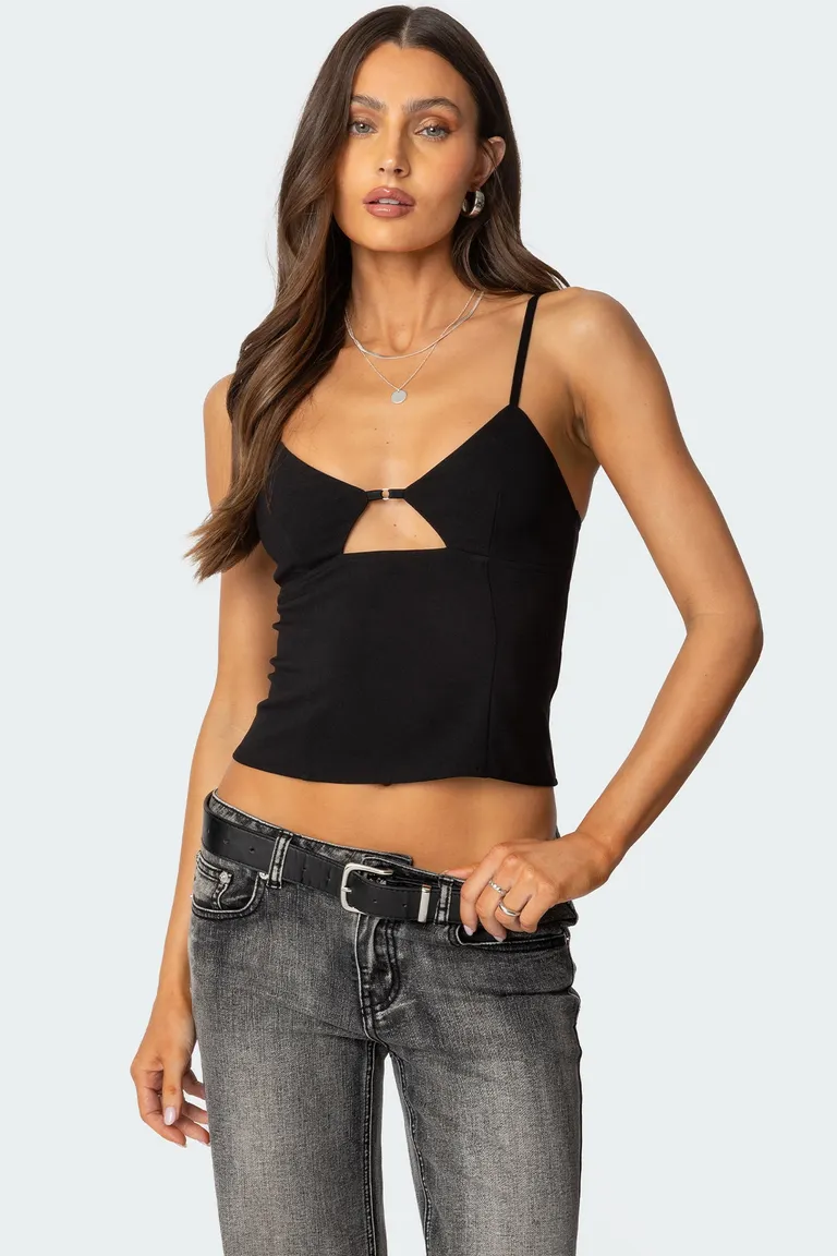 Musculosa liana cut out de Edikted en Tops para argentina
