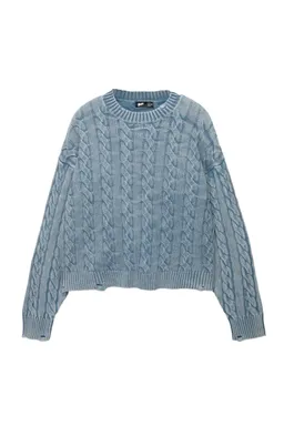 Sweater ochos rotos stwd de Pull&Bear en Buzos y Sweaters para argentina