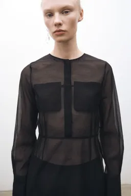 Vestido midi seda semitransparente de Mango en Vestidos para argentina