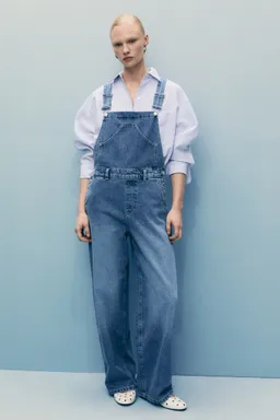 Peto vaquero recto de Mango en Pantalones para argentina