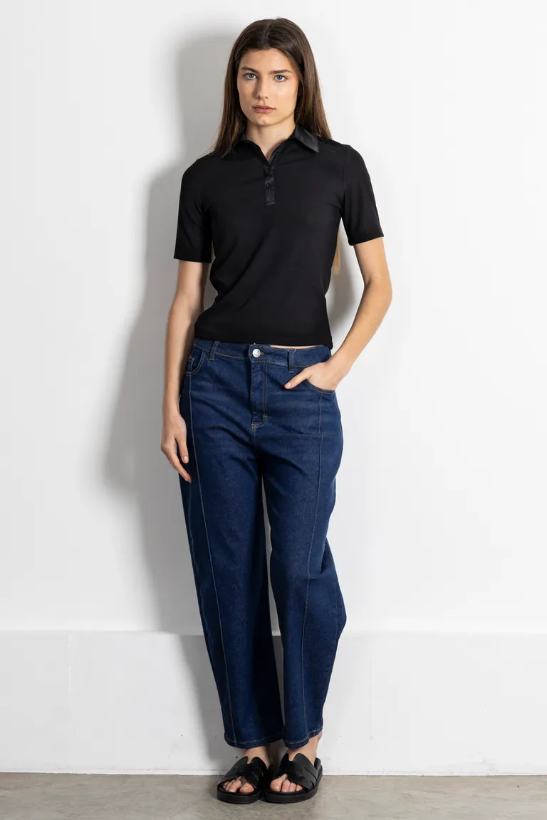 Pantalones de mezclilla estilo mom con alforzas en la parte delantera de Kill en Pantalones para argentina