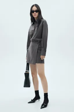 Vestido camisero raya diplomática de Mango en Camisas para argentina