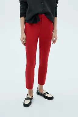 Pantalón recto algodón de Mango en Pantalones para argentina