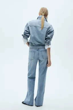 Jeans danila wideleg tiro alto de Mango en Pantalones para argentina