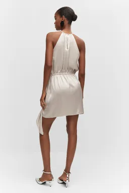 Vestido satinado halter de Mango en Vestidos para argentina