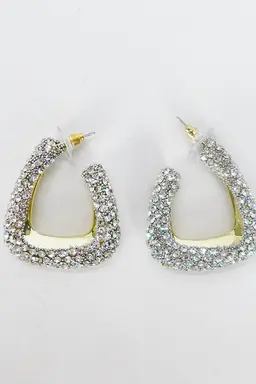 Aros argolla full strass de Exotica Accesorios en Bijouterie para argentina
