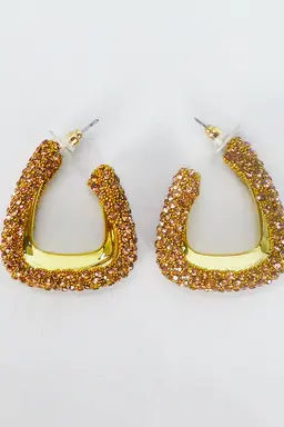 Aros argolla full strass de Exotica Accesorios en Bijouterie para argentina