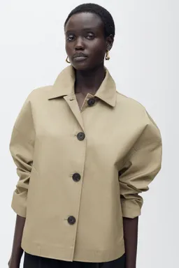 Chaqueta algodón recta botones de Mango en Chaquetas para argentina