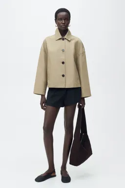 Chaqueta algodón recta botones de Mango en Chaquetas para argentina