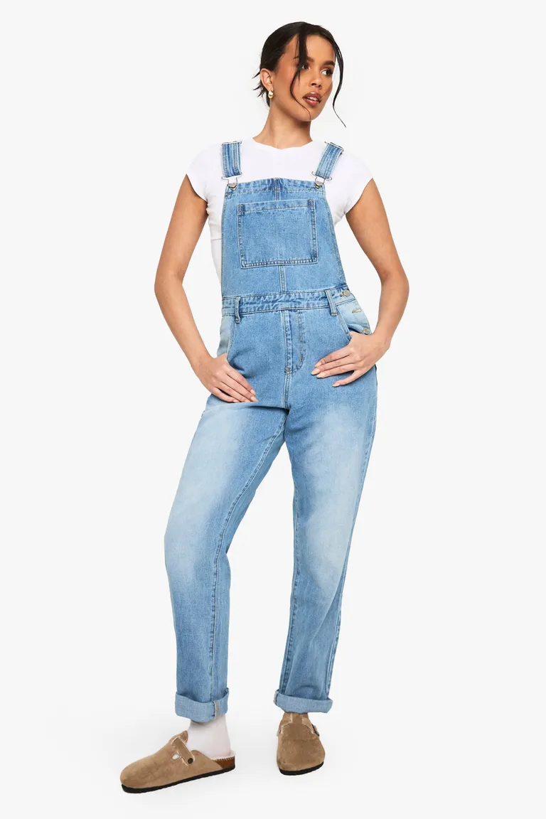 Jardineros denim boyfriend de Boohoo en Monos para argentina