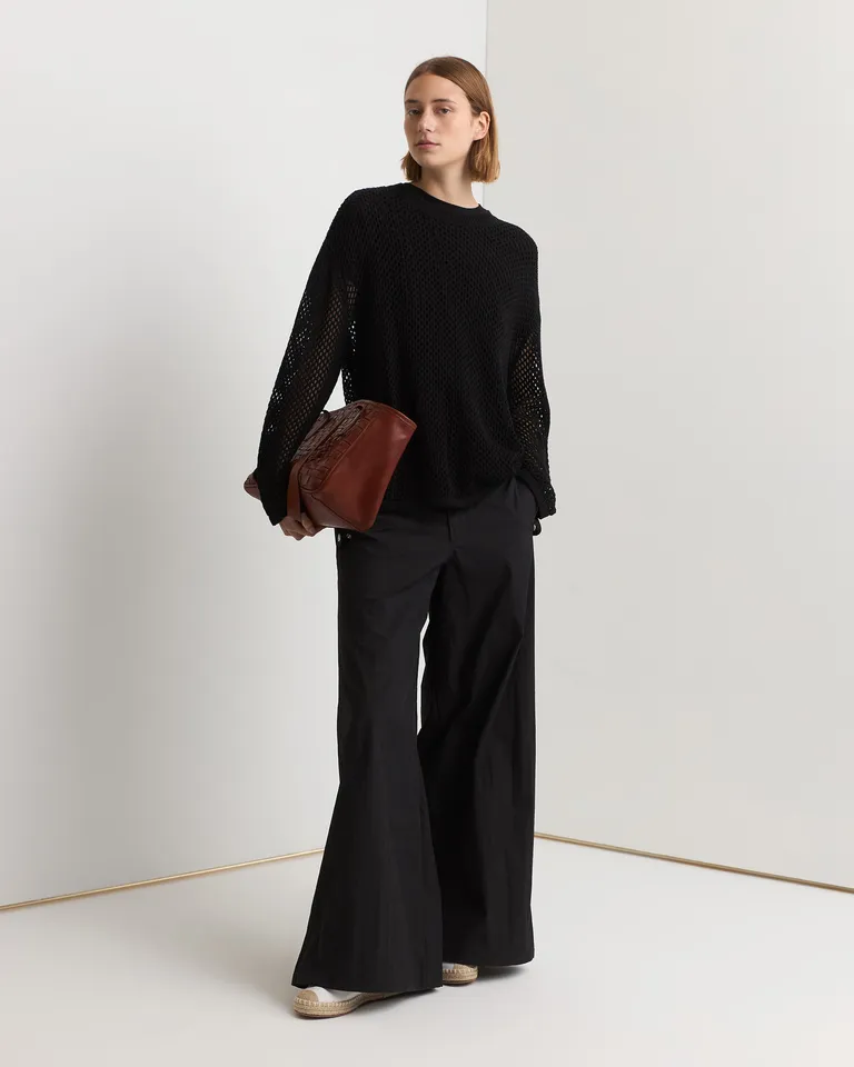 Sweater de cuello redondo en un elegante tono de negro de Prüne en Buzos y Sweaters para argentina