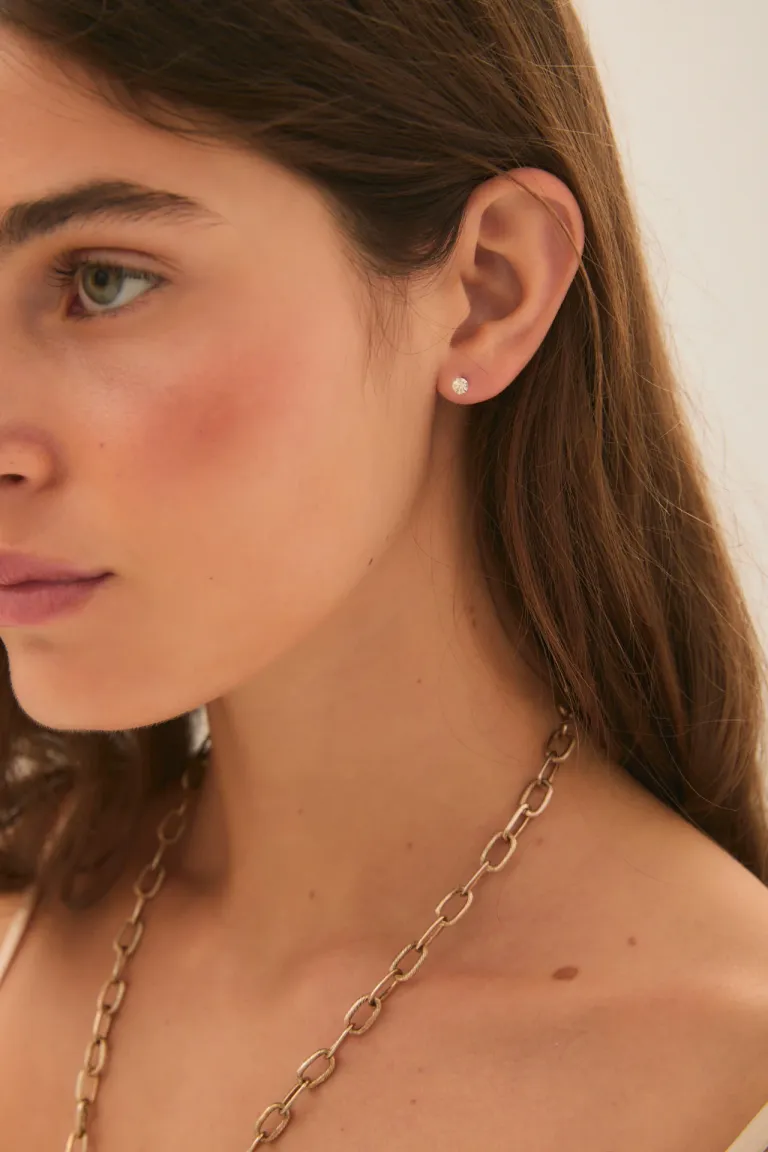 Set de aros de corazón y brillo, un toque de elegancia para tu imagen de Rapsodia en Bijouterie para argentina