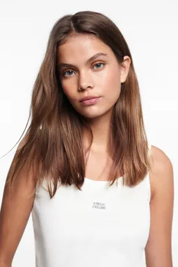 Remera algodón breteles de Mango Teen en Remeras para argentina