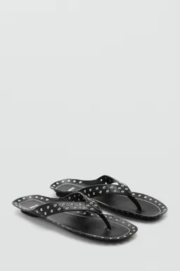Sandalia piel eyelets de Mango en Sandalias para argentina