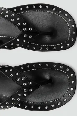Sandalia piel eyelets de Mango en Sandalias para argentina