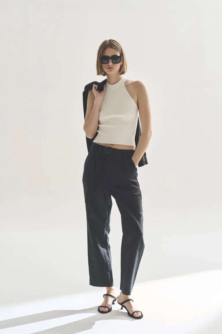 Pantalón de corte recto y elegante para mujer de Akiabara en Pantalones para argentina