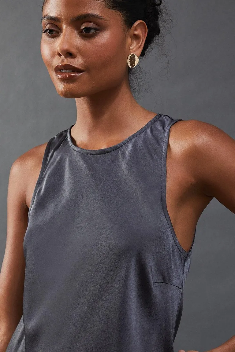 Vestido midi satén al bies de Warehouse en Vestidos para argentina