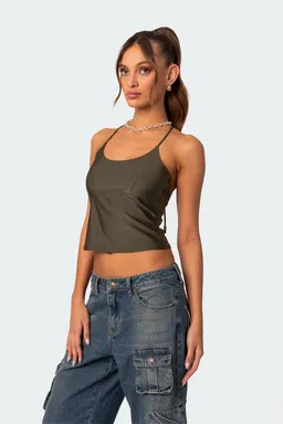 Musculosa sara espalda descubierta de Edikted en Tops para argentina