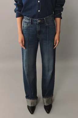 Jeans rectos tiro alto de Mango en Pantalones para argentina