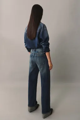Jeans rectos tiro alto de Mango en Pantalones para argentina
