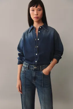 Jeans rectos tiro alto de Mango en Pantalones para argentina