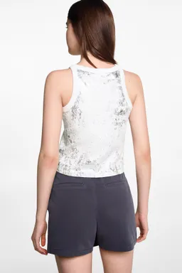 Top detalle metalizado de Mango Teen en Tops para argentina