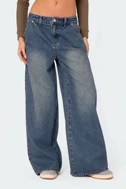 Jeans baggy pata ancha de Edikted en Pantalones para argentina