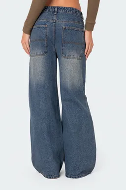 Jeans baggy pata ancha de Edikted en Pantalones para argentina