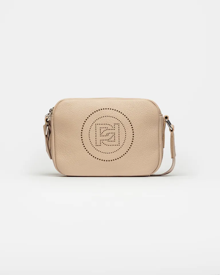 Bolso bandolera femenino de diseño urbano en efecto cuero graneado de Prüne en Bolsos y Carteras para argentina