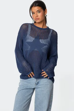 Sweater oversize estrellas de Edikted en Buzos y Sweaters para argentina