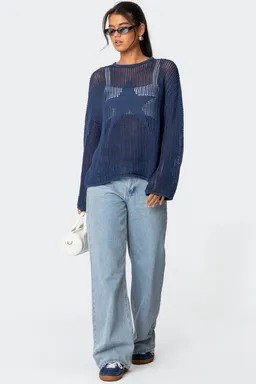 Sweater oversize estrellas de Edikted en Buzos y Sweaters para argentina